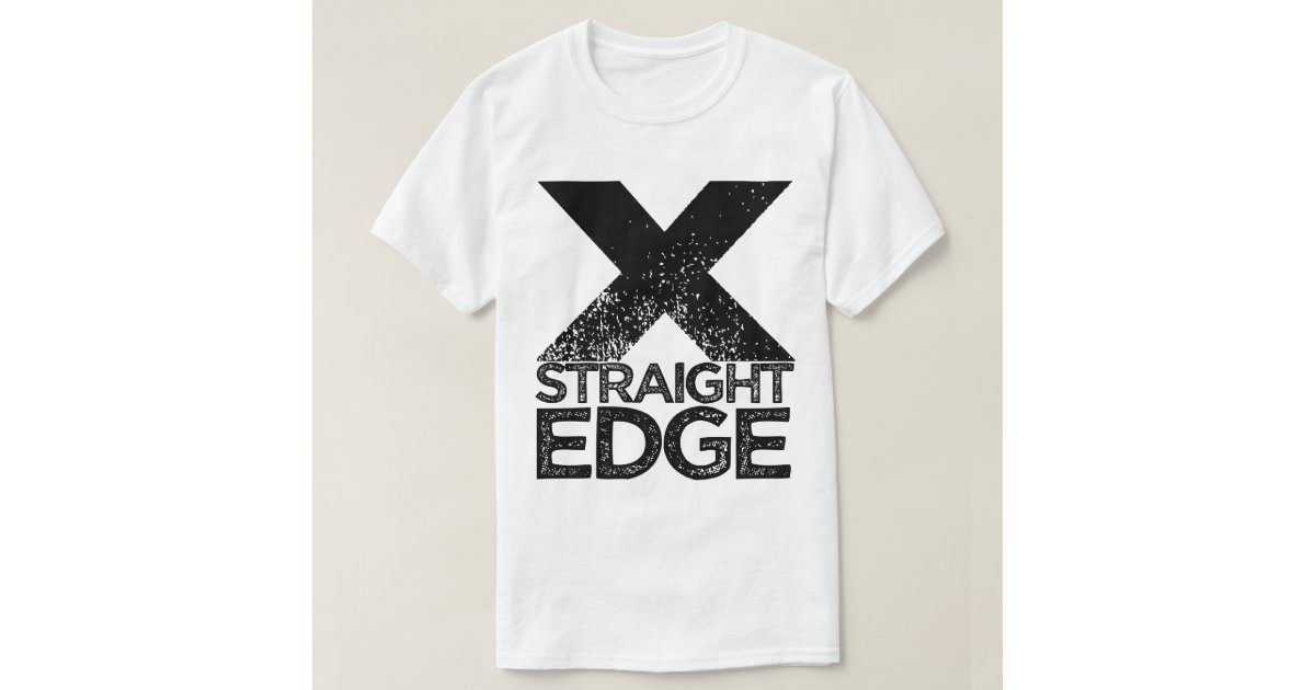 straight edge t shirt