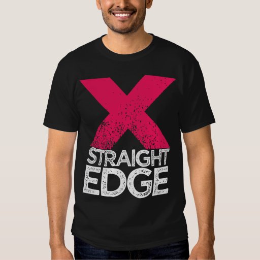 straight edge t shirt