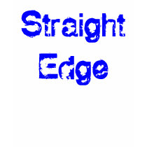 Straight Edge t-shirts by TrewMedsker Straight Edge t-shirts