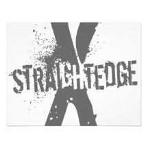 Straight Edge X dark grey Announcement