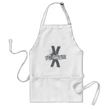 Straight Edge X dark grey Aprons