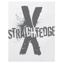 Straight Edge X dark grey flyers by Relicapparel Straight Edge X dark grey flyers