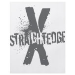 Straight Edge X dark grey flyers