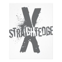 Straight Edge X dark grey Letterhead Design