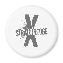 Straight Edge X dark grey magnets