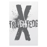 Straight Edge X dark grey Stationery Design