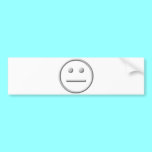 Straight Faced bumper stickers