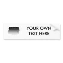 STRAIGHT FLAG DRIPPING BUMPER STICKERS