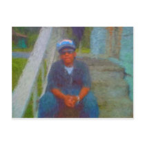 straight hustler_Painting postcards