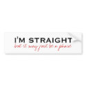 Straight phase bumper sticker bumper stickers by incitewxriot Straight phase bumper sticker bumper stickers