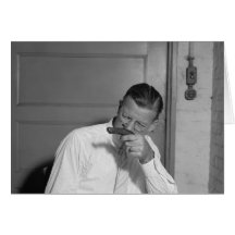 Straight Shooter: 1937 Greeting Card