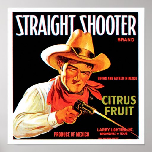 Straight Shooter Poster Zazzle
