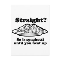 STRAIGHT? So is spaghetti postcards by gay_pride STRAIGHT? So is spaghetti postcards