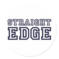 StraightEdge Sticker