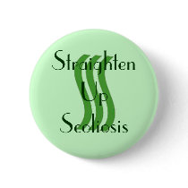 Straighten Up Scoliosis Button