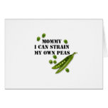strained peas greeting cards