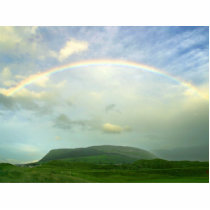 Strandhill Rainbows Clouds Over Knoicknara photo sculptures