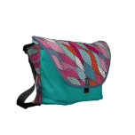 Strands aqua Rickshaw Messenger Bag
