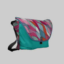 Strands aqua Rickshaw Messenger Bag messenger bags