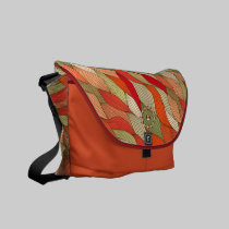 Strands orange Rickshaw Messenger Bag messenger bags