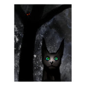 Strange Alien Cat Poster