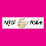Strange Artists Palete Bumper Stickers