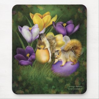 Strange Bunnies Easter Mousepad mousepad