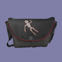 Strange Doll messenger bags