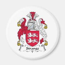 Strange Family Crest Magnets