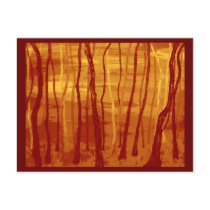 strange forest postcards by rippleart strange forest postcards