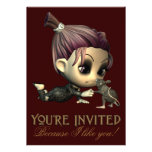Strange Friends Halloween Party Invitation