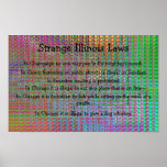 strange illinois laws poster posters