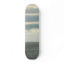 Strange Island In Fog Skate Board