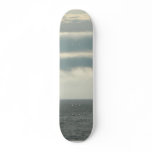 Strange Island In Fog Skate Board