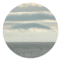 Strange Island In Fog stickers