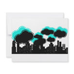 Strange Little City Personalized Invitations