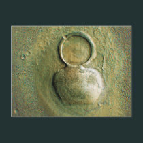 Strange Martian Craters postcards