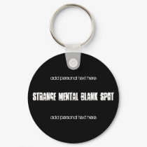 Strange Mental Blank Spot aa Keychain