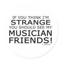 Strange Musician Friends stickers
