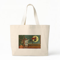 Strange Sights Are Seen on Halloween, Child, Cat,  bags
