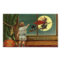 Strange Sights Are Seen on Halloween, Child, Cat, posters by vintagehalloween Strange Sights Are Seen on Halloween, Child, Cat, posters