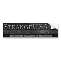 StrangeBumper bumper stickers by strangeusa StrangeBumper bumper stickers