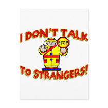Stranger Danger postcards