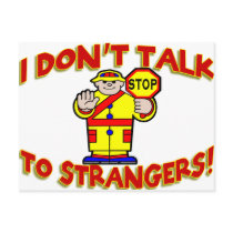 Stranger Danger postcards