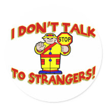 Stranger Danger stickers