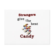 Strangers give the best candy postcards by billishirts Strangers give the best candy postcards