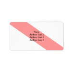 Strasbourg, France flag Address Label