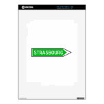 Strasbourg, Road Sign, France Decals For The iPad 2