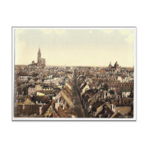 Strassburg, general view,  Alsace Lorraine, German Postcards