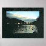 Stratford church up the river Avon. posters